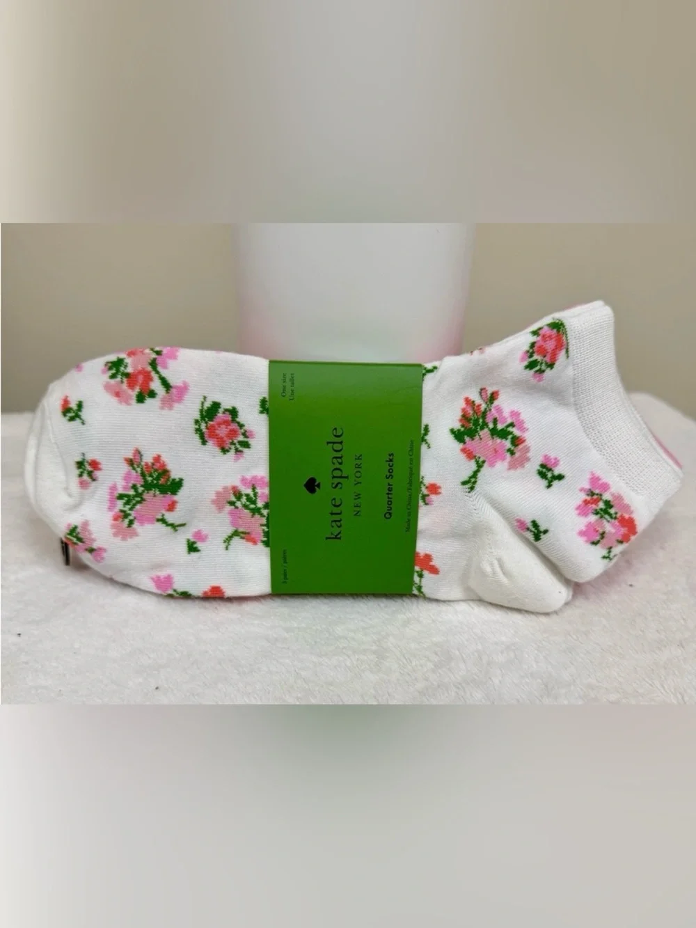kate spade Quarter or Ankle Socks. 3 pack. NWT
